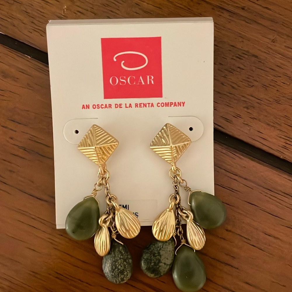 Oscar (de la renta) earrings